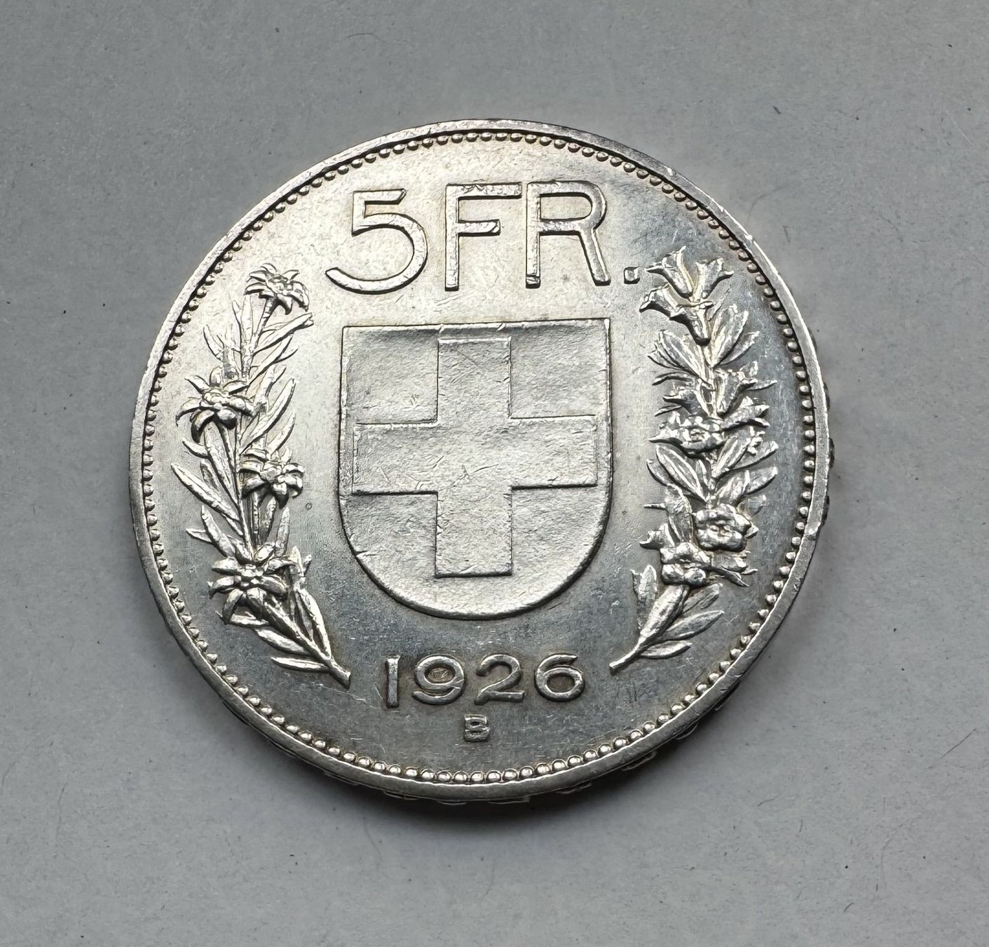 Tutti le monete: 1926 5 Franken -unz – Usato da Kirchberg SG venduto da Zenhad69