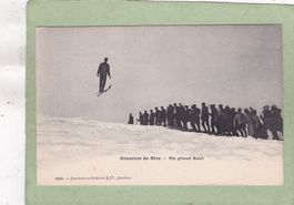 Sport Concours de Skis  Un grand Saut