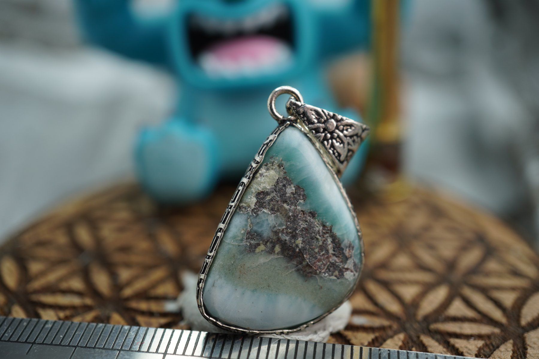 Minerali & Pietre curative: Larimar   Wunderschön    Anhänger   by  "TOPSTONE" ab 1.- – Nuovo e nell'imballaggio originale da Eschenbach SG venduto da topstone 8