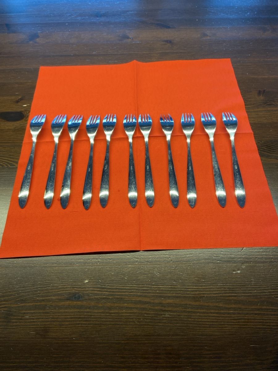 Set di posate: Besteck-Set Lusol gebraucht 45- teilig – Usato da Sisseln AG venduto da XBL-Rotstein 4
