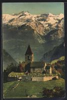 Lenzerheide, St. Cassian, Blick zur Kirc