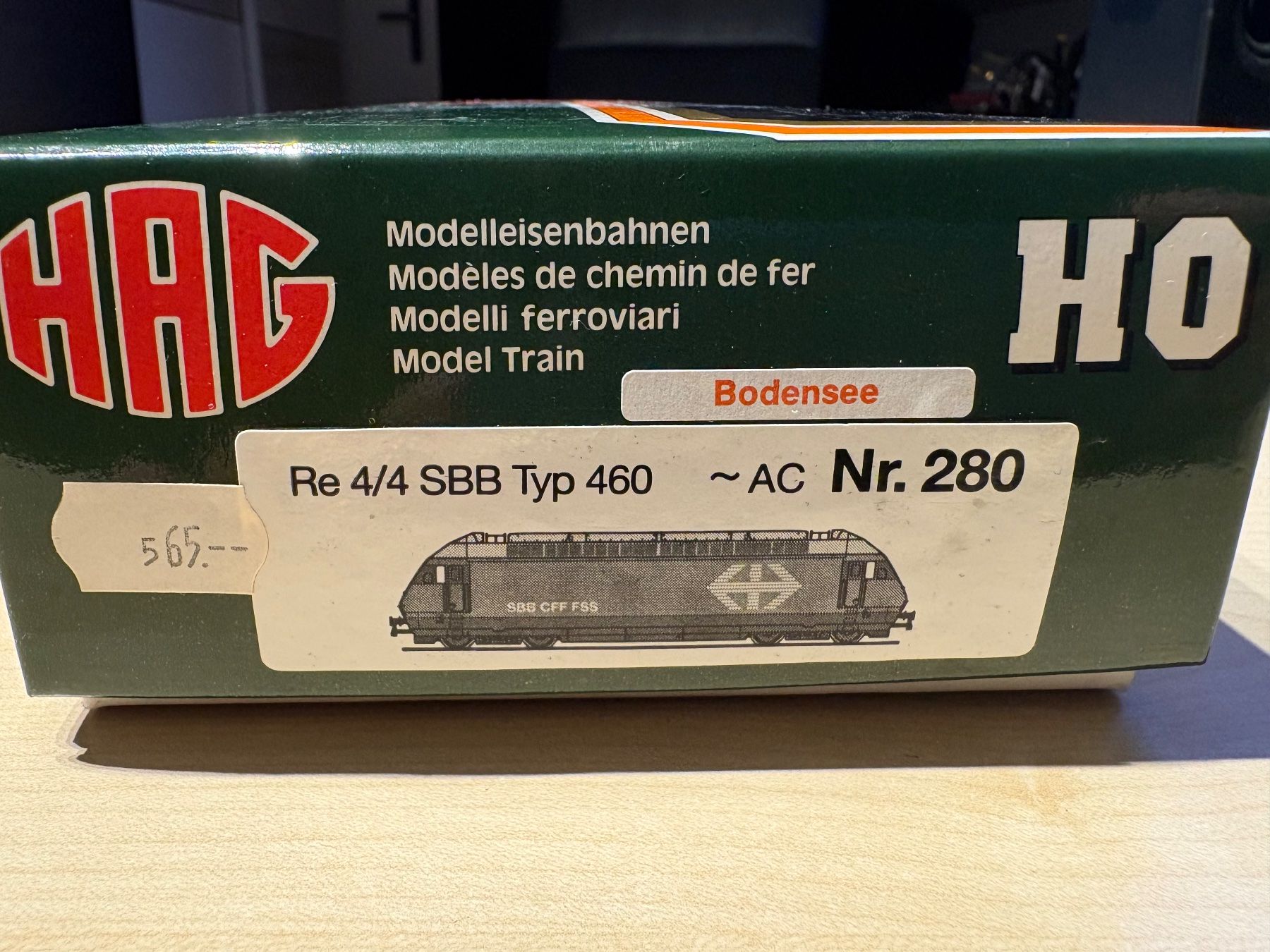 Hag Modelleisenbahnen: Hag 280  Re460  099 Bodensee – Neu und originalverpackt aus Corcelles Payerne von Pierre66 7