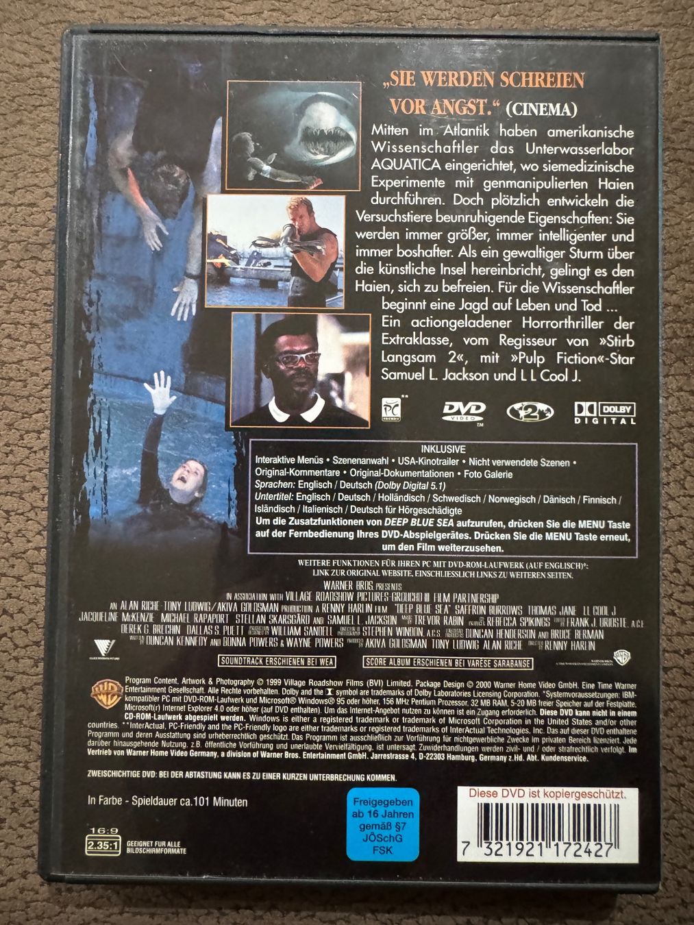 Alle DVDs: Deep Blue Sea – Gebraucht aus Dietikon von MuNathy 1