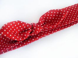 Haarband Polka Dot rot/weiss kl *NEU* 1 Stk