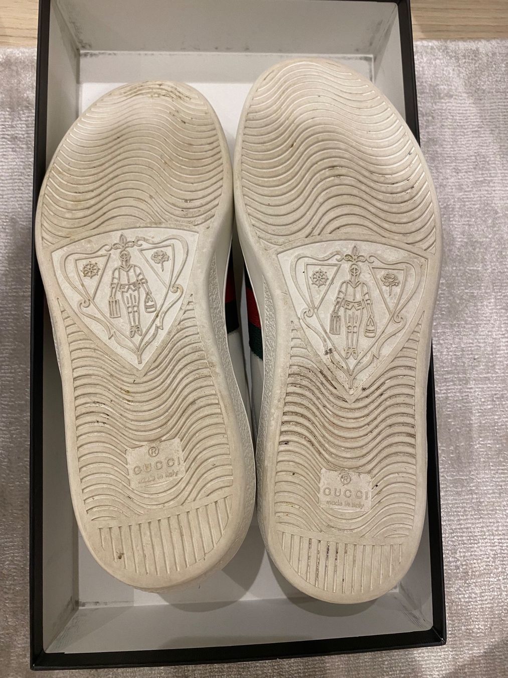 Gucci Scarpe da uomo: Gucci Ace Herrensneaker aus Leder 9 - 43 – Usato da Oberrohrdorf venduto da SMZ00 6