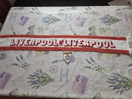 alter FC Liverpool Schal (ca 1970-1990), FC Liverpool Badge