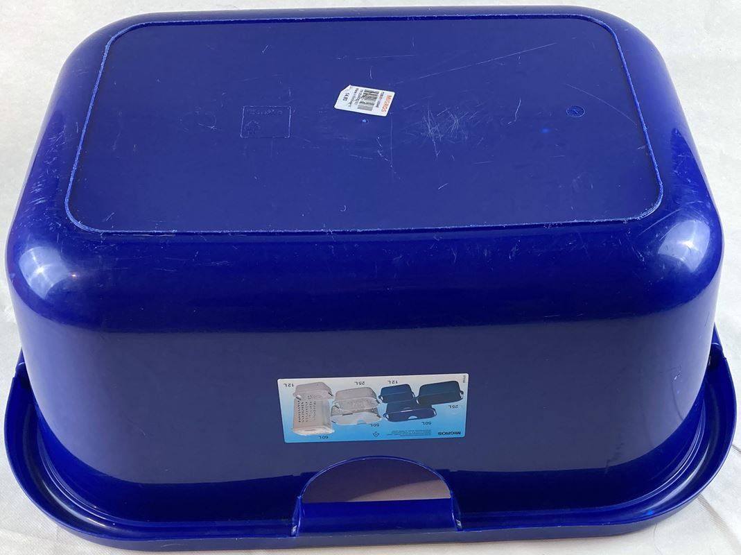 Rotho Cesti per biancheria: ROTHO | Wäschekorb | blau | ca. 26x65x48cm – Usato da Wittenbach venduto da Restwert_St-Gallen 3