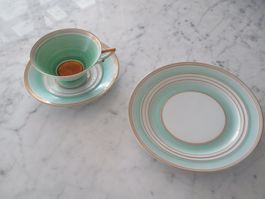 ANTIKE Porzellan Tasse mit Unterteller