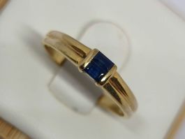 Goldring 750 mit Saphir — klassisch und elegant 💍Gr 49