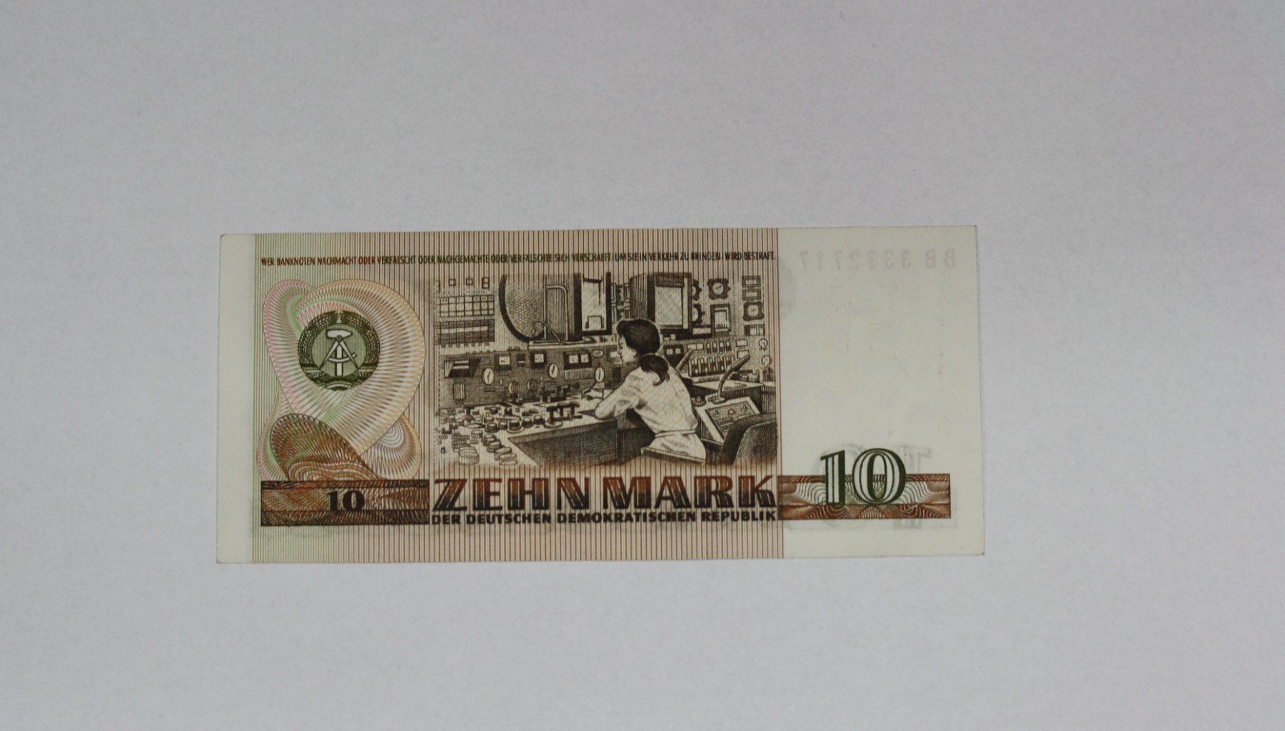 10 Mark Note 1971 Bankfrisch DDR (Neu (gemäss Beschreibung)) in Chur ...