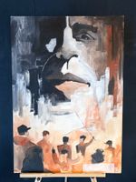 Acryl-Gemälde, M. Fumagalli, 100x70cm, „Die Verantwortung“