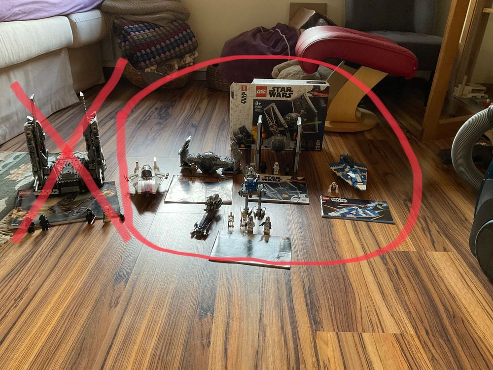 Lot Star Wars LEGO’s set mit Figuren.Guenstig Kaufen auf Ricardo