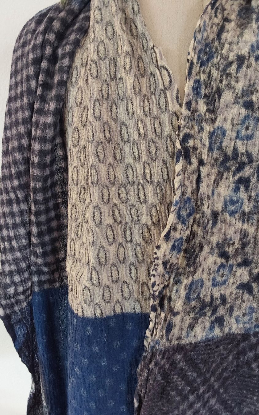 Foulard & Sciarpe: Schal Tuch Wolle Blautöne – Usato da Köniz venduto da scopello12 2