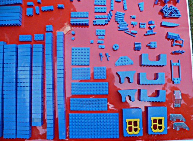 Lego Baukästen: Lego Ersatzteile sortiert, blau – Gebraucht aus Effretikon von Heimstudio 1