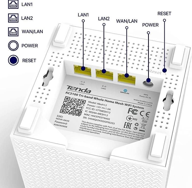 Wlan: Tenda Nova MW12 Mesh WLAN System  - 3er Pack – Gebraucht aus Schleitheim von Feos0578 4