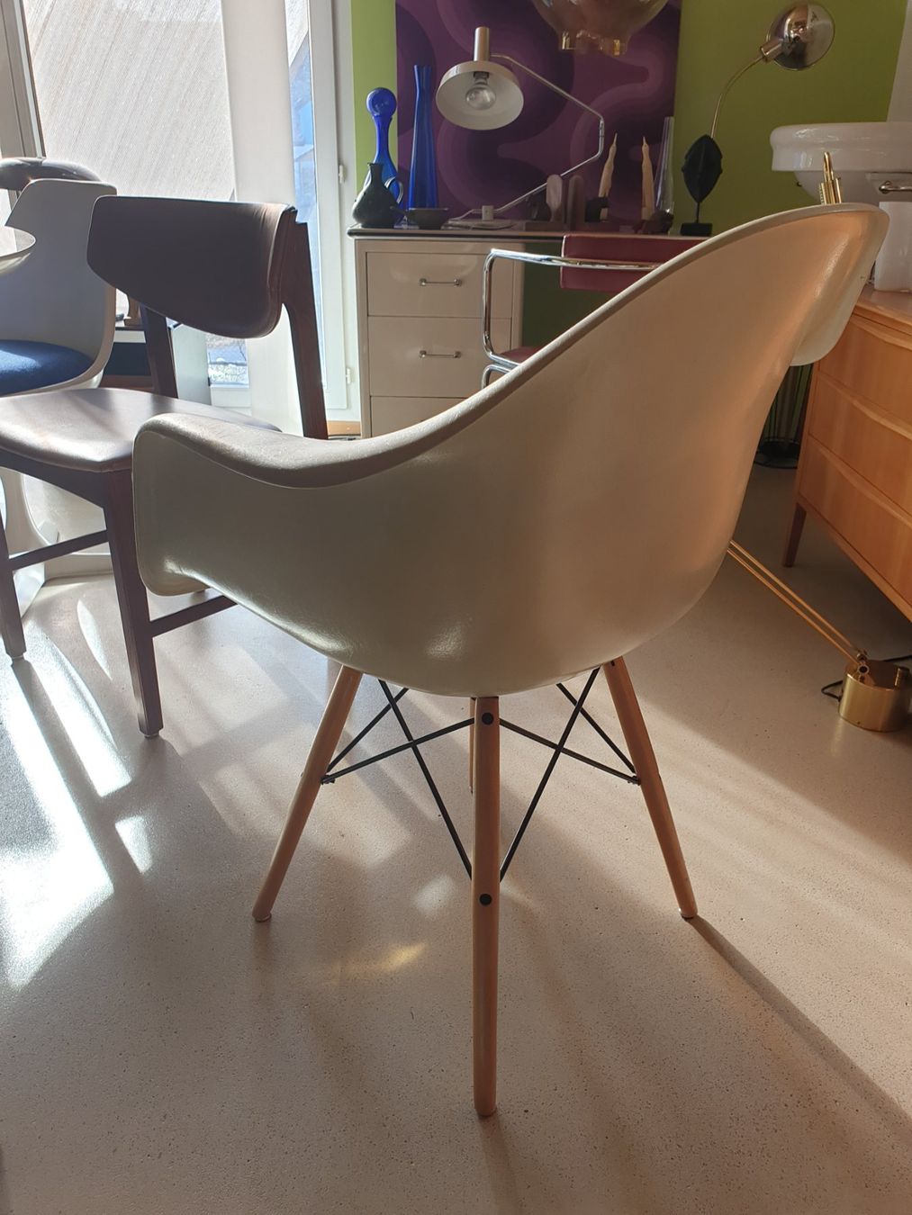 Eames Poltrone: Eames Chair Fiberglas 70's – Usato da rebstein venduto da spacy73 4