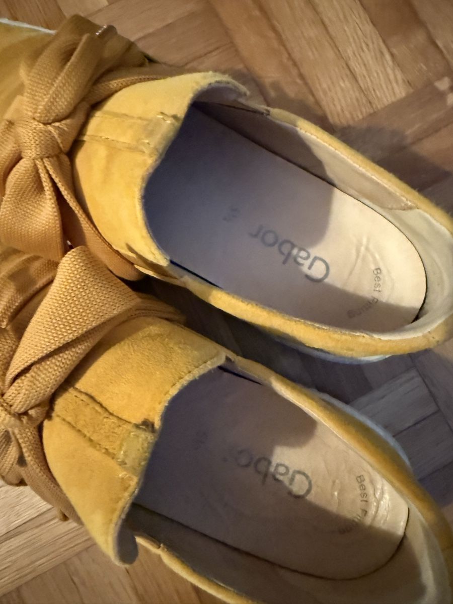 Gabor Scarpe da donna: Gabor Damen Sneaker gelb Gr.38,5 – Usato da Riehen venduto da Sandrita08 1