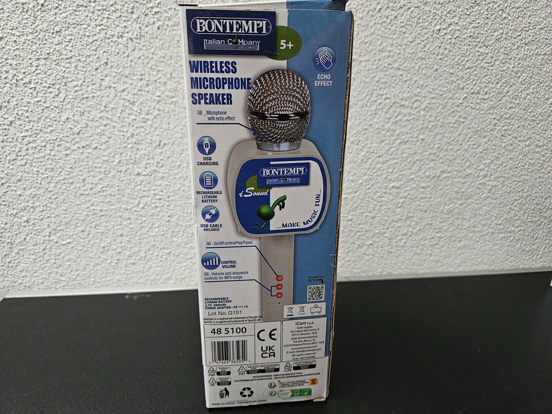 Mikrofone: Neu - Bontempi - Wireless Mikrofon – Neu und originalverpackt aus Dagmersellen von Jarsetz_Restposten 2