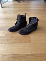 Dunkle Wildleder Schuhe von Priventi Gr. 41