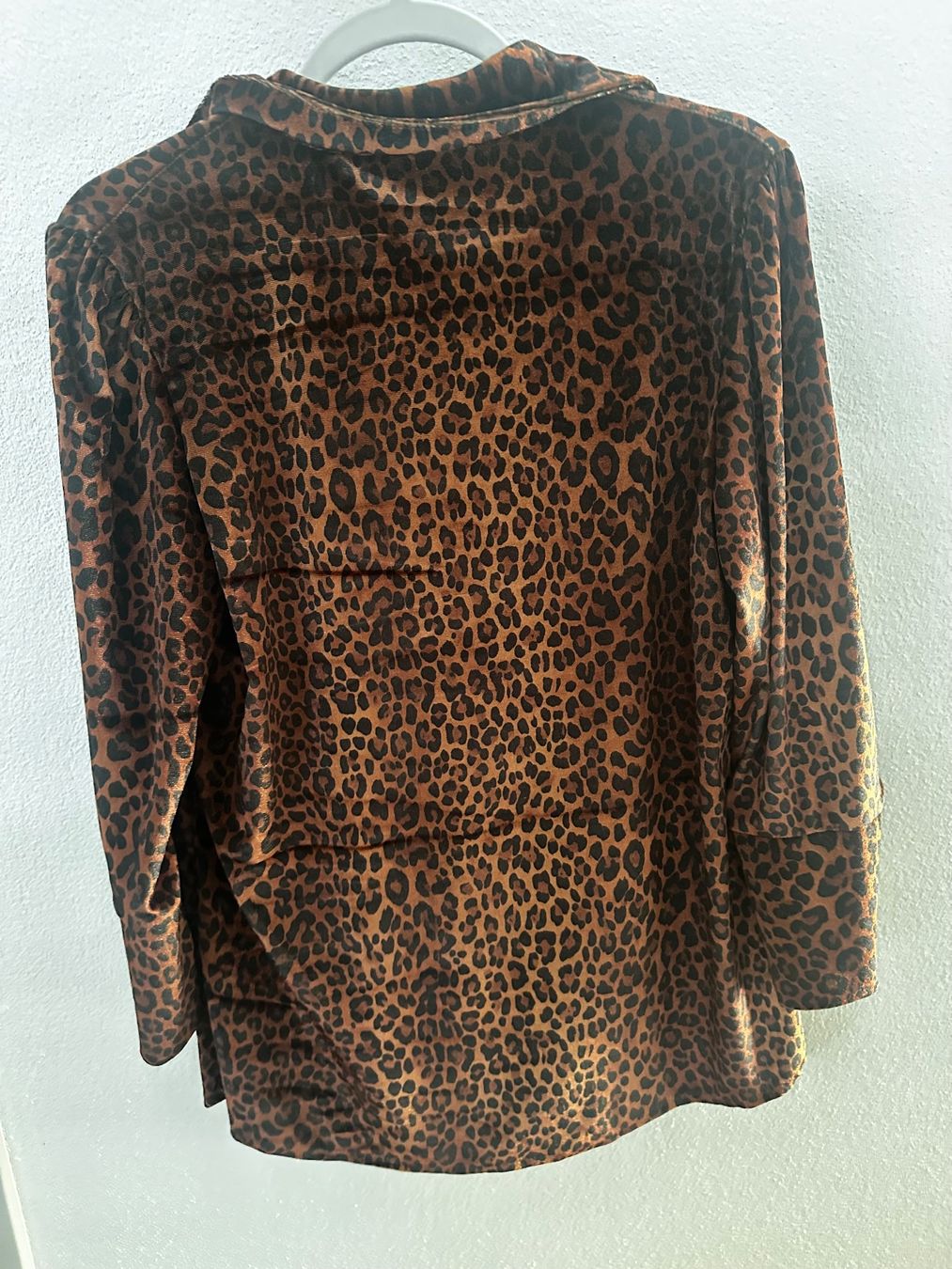 Camicette: BLUSE MIT LEOPARDENMUSTER, GRÖSSE S – Usato da Haldenstein venduto da enie123 1