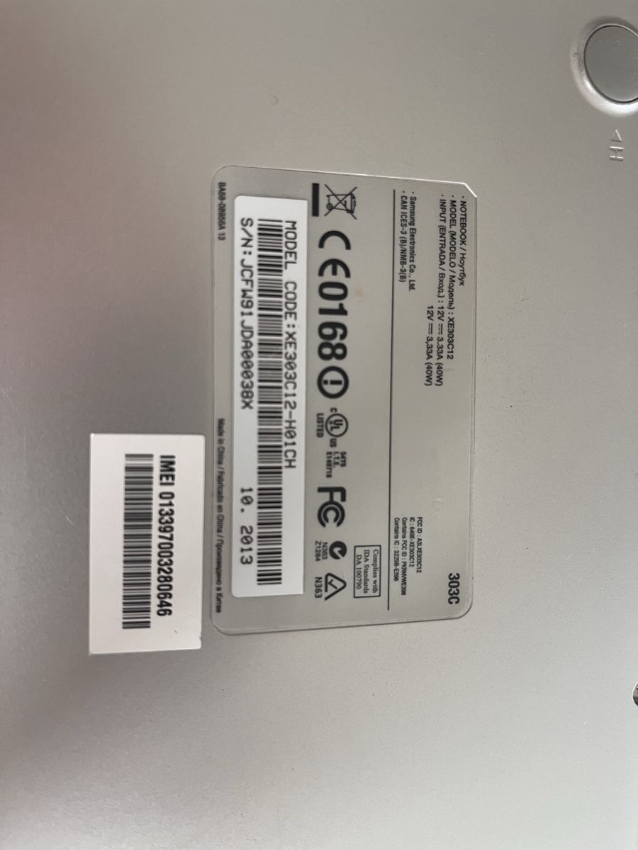 Samsung Notebook: Samsung Chromebook 303C – Usato da Boudry venduto da martin8mum 2