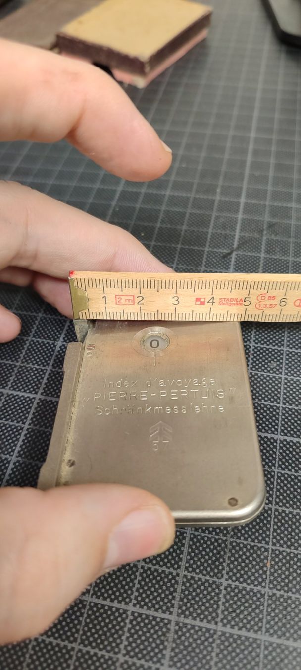 Misurare: Wunderschöne alte Schränkmesslehre mit Kartoverpackung – Usato da Gelterkinden venduto da MYSTOREFORYOU4460 7