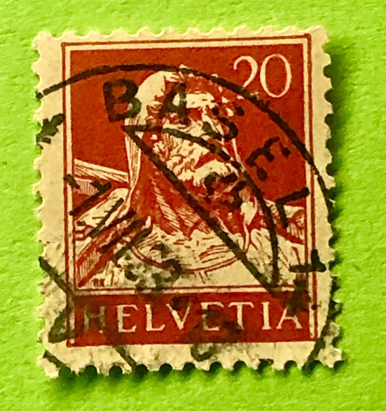 Tutti i francobolli: Nr.174  Wilhelm Tell GESTEMPELT     – Usato da Aarau venduto da Billa007