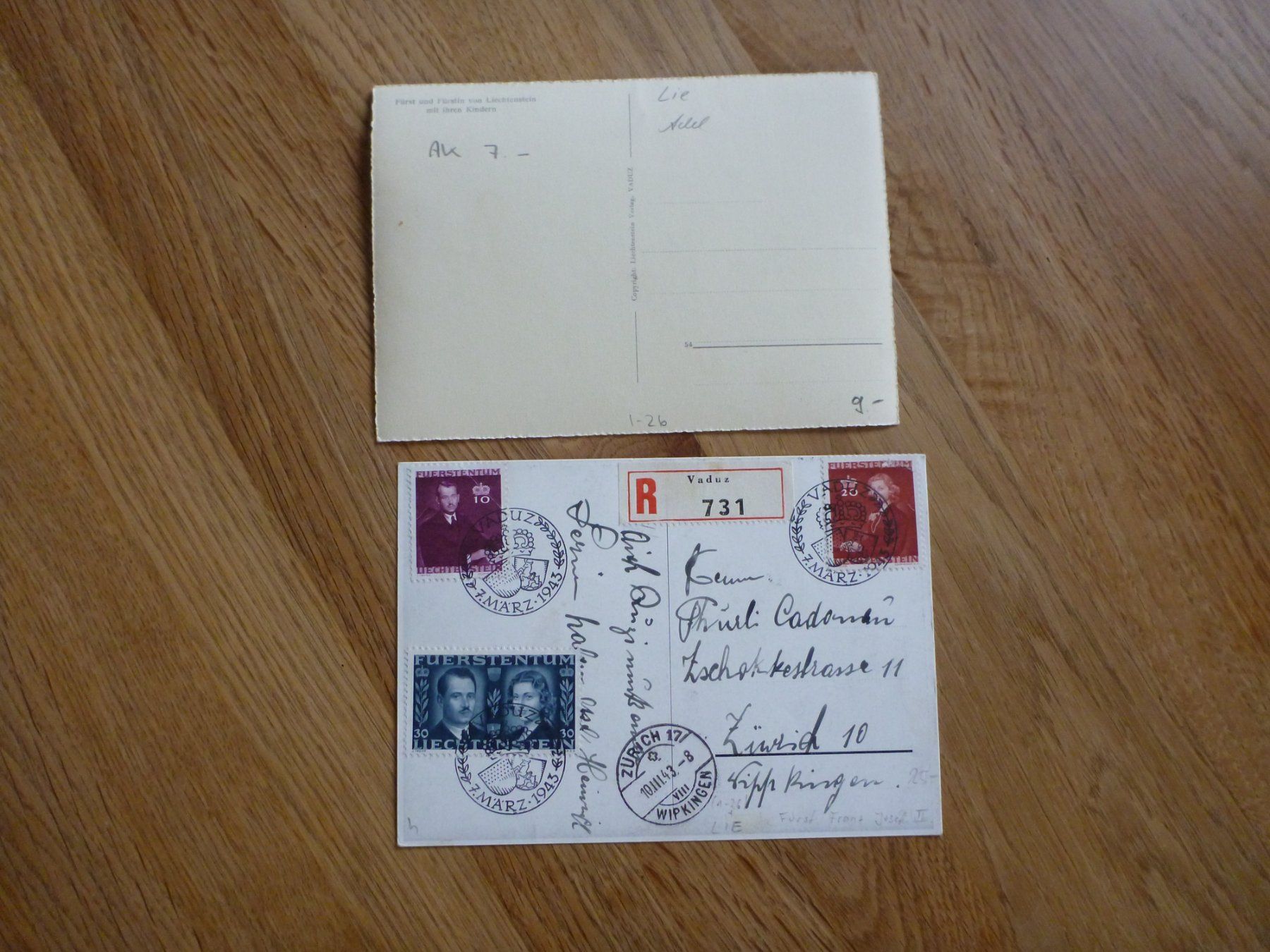 Cartes postales: Liechtenstein – D'occasion à Eschen par Haihappen 1