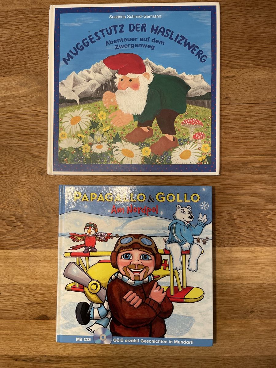 Libri: Kinderbuch PAPAGOLLO & GOLLO und Muggestutz – Usato da Zollikofen venduto da groegeli