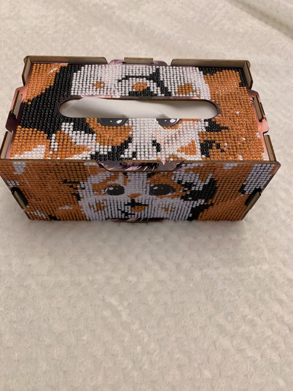 Altro in Decorazioni & Accessori: Glitzerndes Katzen-Kosmetiktücher-Box – Nuovo e nell'imballaggio originale da Niederwangen BE venduto da gerberso 1