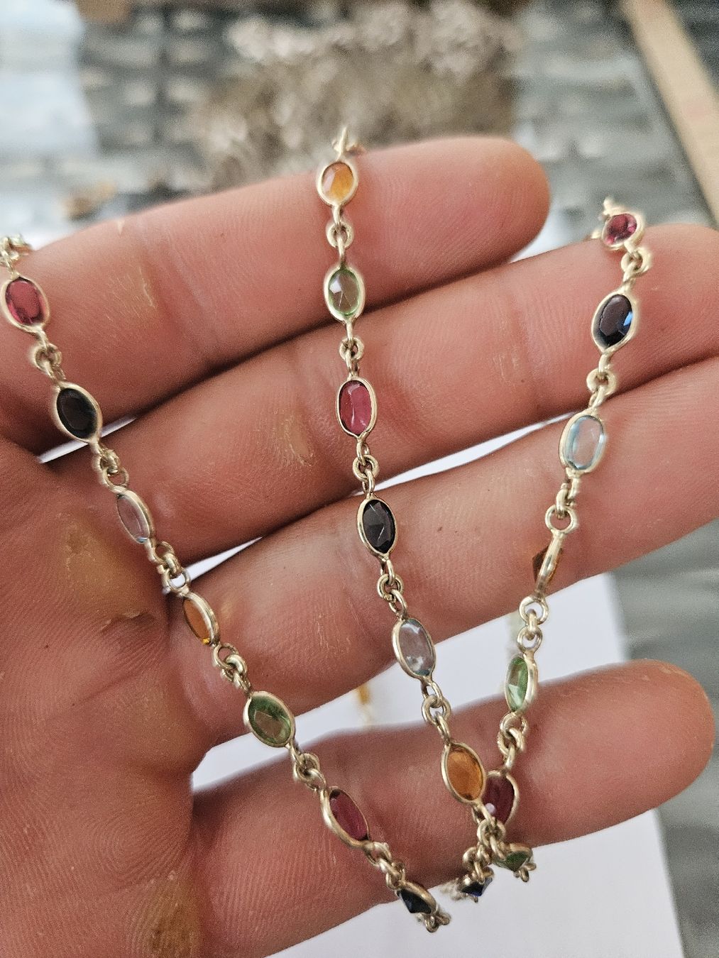 Catenine: Cocktail Damen Kette Silber  – Usato da Rickenbach b. Wil venduto da nic_8ljr 2