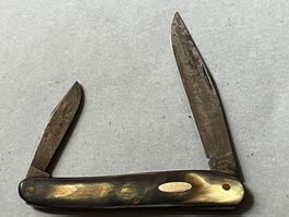 Altes Sackmesser A. SIMON BERN 84 mm - Horn - Rarität