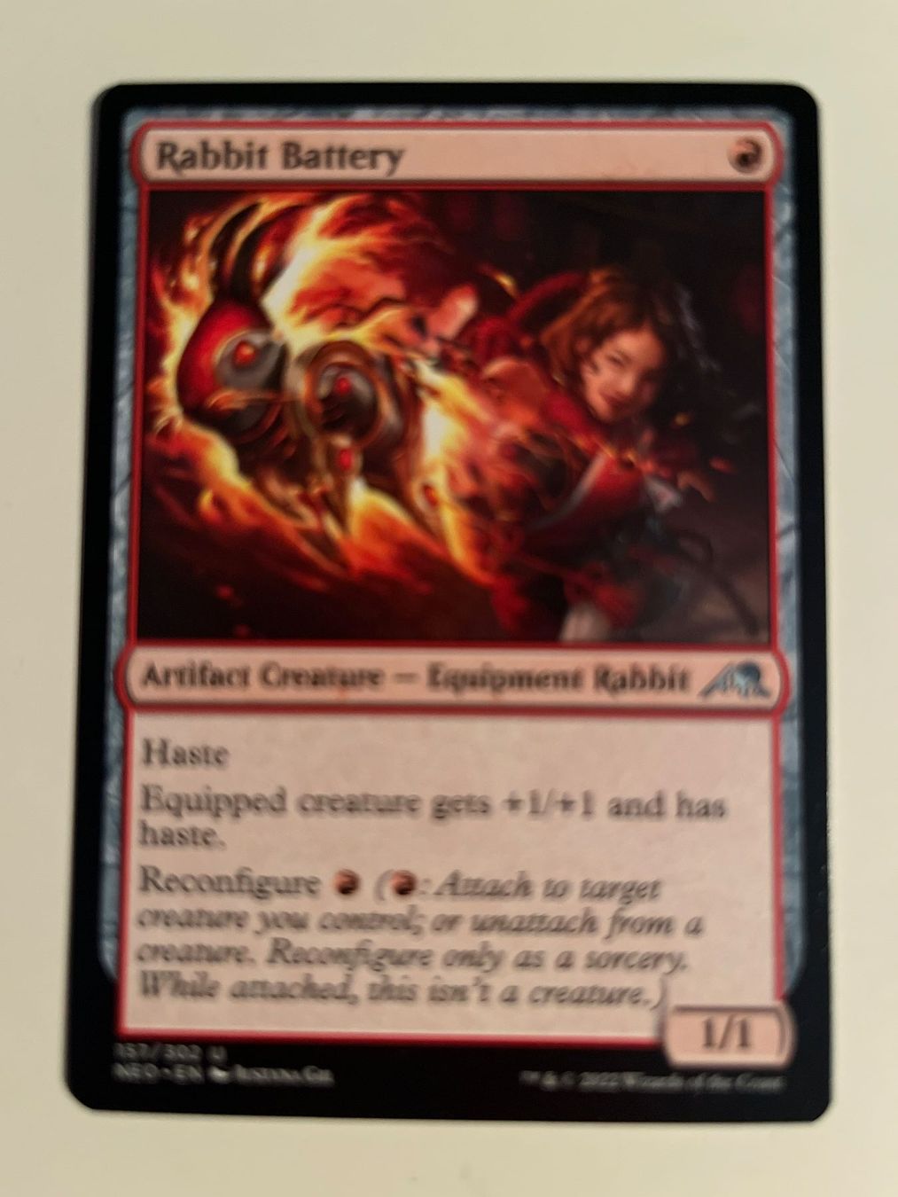 Magic The Gathering Sammelbilder & Trading cards: 1 x Rabbit Battery - Magic: The Gathering - MtG – Gebraucht aus Kriens von Shadi1980