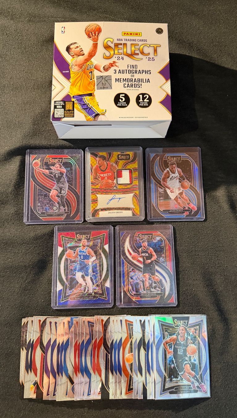 Topps Carte collezionabili: BASKETBALL TOPPS CHROME/FLAGSHIP 25/26 & PANINI SELECT 24/25 – Nuovo (secondo la descrizione) da Binz venduto da Cediboy 2
