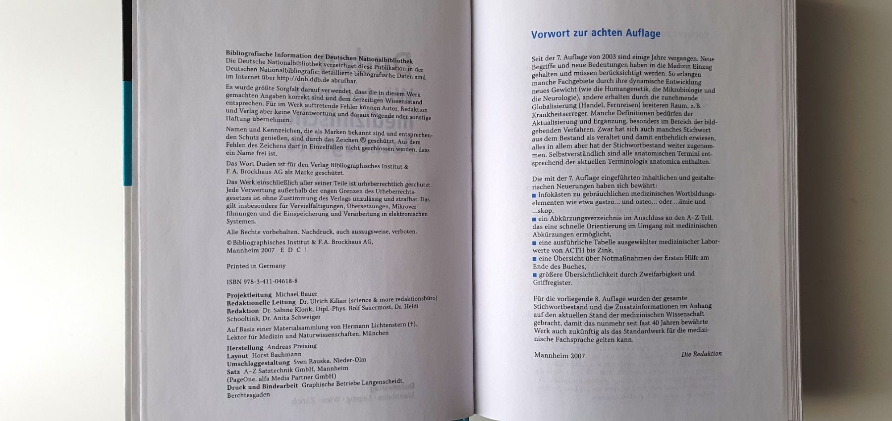 Bücher: DUDEN Wörterbuch medizinischer Fachbegriffe – Gebraucht aus Hettlingen von Freak50 1
