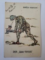 Alte Ansichtskarte "Der Sani-Töter",Top Zustand! Humor R62