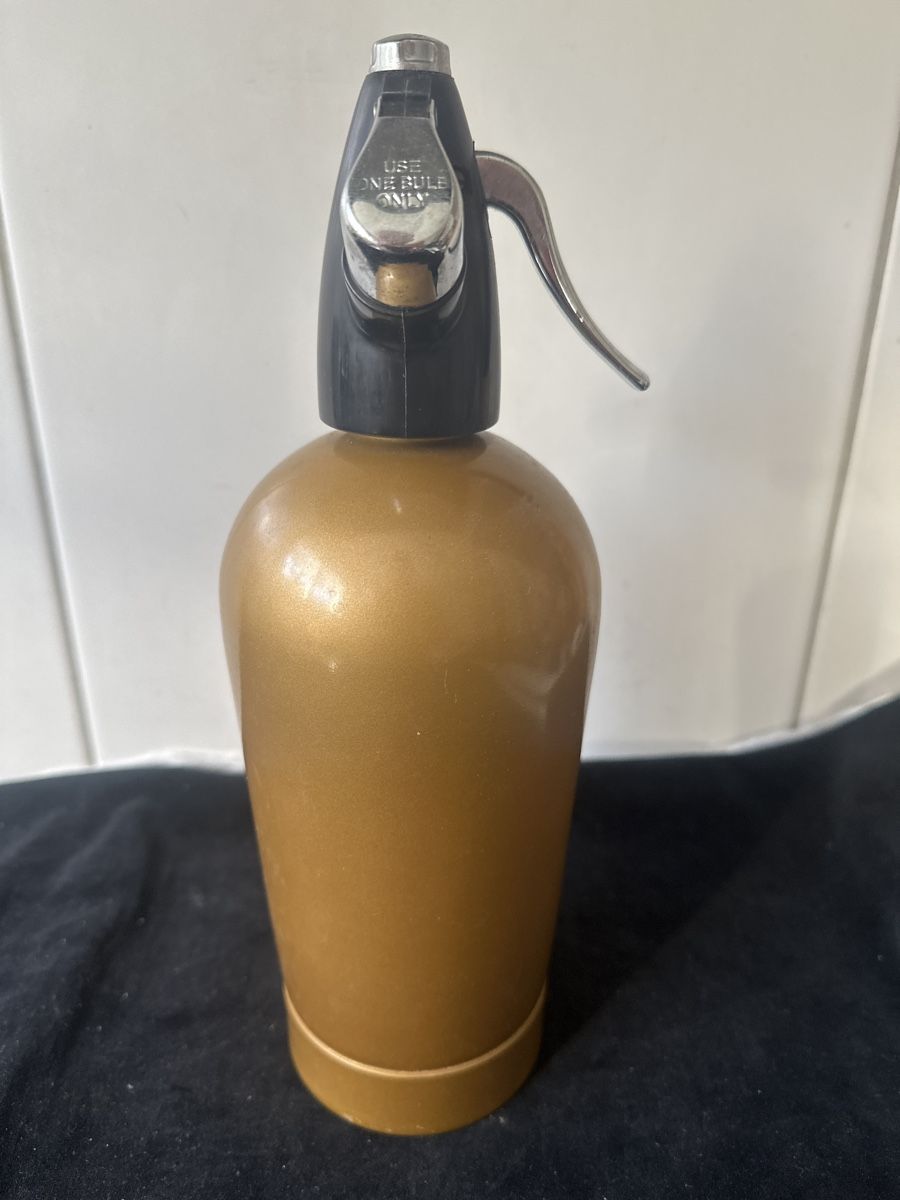 Bottiglie: Sodasiphon, Sparklets Syphon BOC, Vintage, Gold – Usato da Zürich venduto da Chaeffeler 1