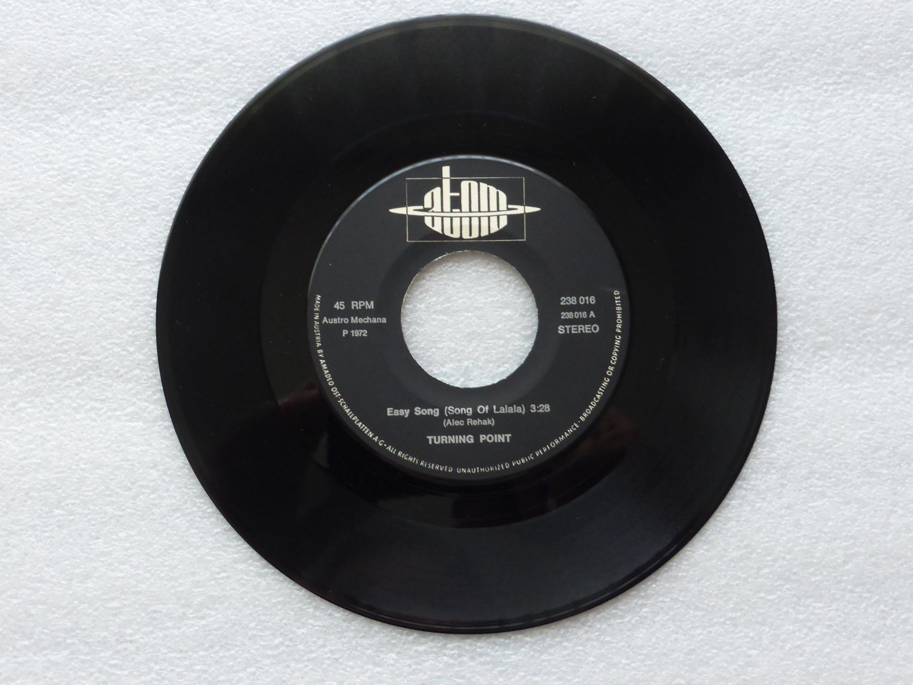 Dischi in vinile: Vinyl Single   TURNING POINT – Usato da Küssnacht am Rigi venduto da Mondkinder 1