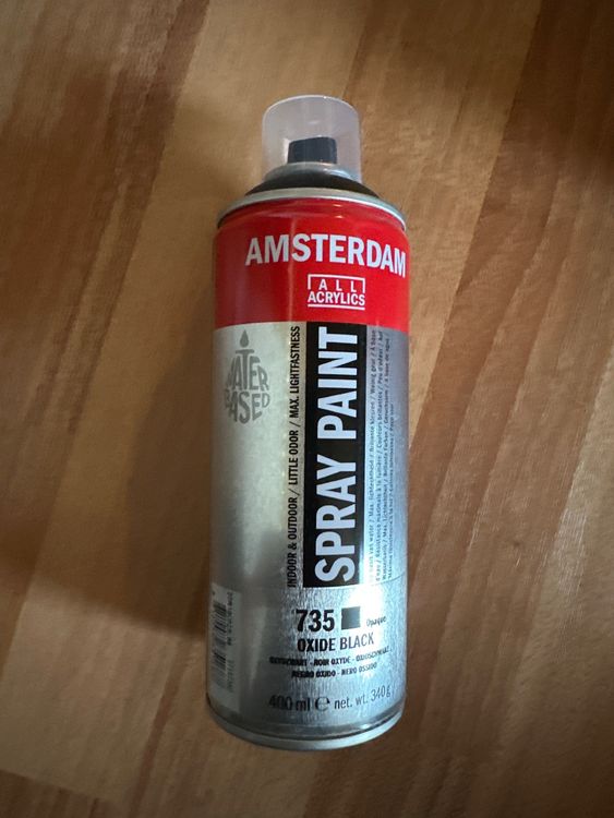 Amsterdam Acrylsprühfarbe (400 Ml) – Karminrot, Wasserbasiert & Lichtecht Für Graffiti & Kunst