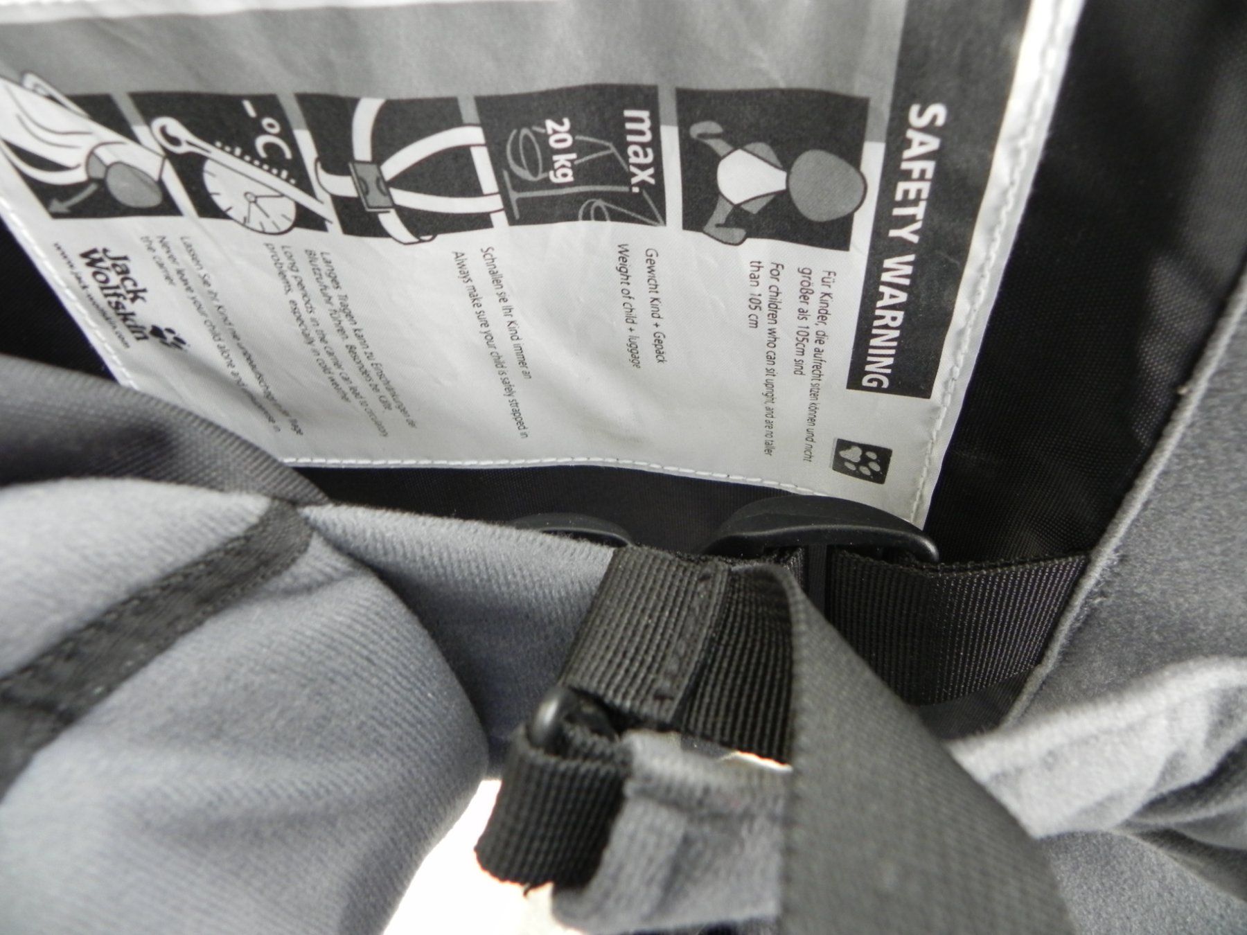 Jack Wolfskin Marsupi portabebè: Kindertrage Jack Wolfskin Rückentrage – Usato da Stallikon venduto da pcerny16 8