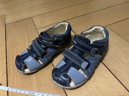 Gr 24 Geox Leder-Halbschuhe Schuhe Sandalen