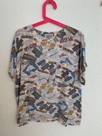 Vintage Hemd Bluse Shirt Baghdadi Gr. M / L