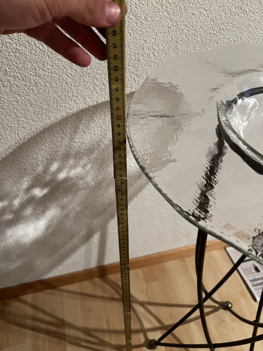 Sonstiges für Haushalt & Wohnen: Ständer mit Glasschale – Gebraucht aus Neftenbach von losche17 4