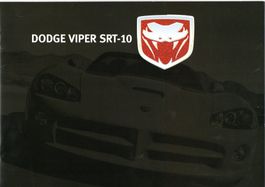 Dodge Viper SRT-10 - Original Prospekt im Top Zustand!