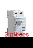 3 pcs Disjoncteur différentiel Hager C13 FILS