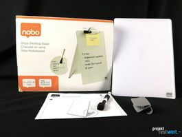 Glas-Notizboard von NOBO