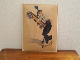 Emailschild Mercedes Benz Oldtimer Emaille Schild limitiert