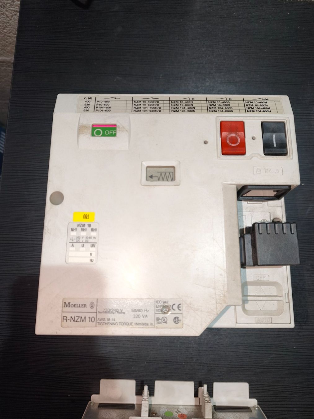 Eaton Alimentazione elettrica: Moeller R-NZM 10 – Usato da Vernayaz venduto da Suisse1010