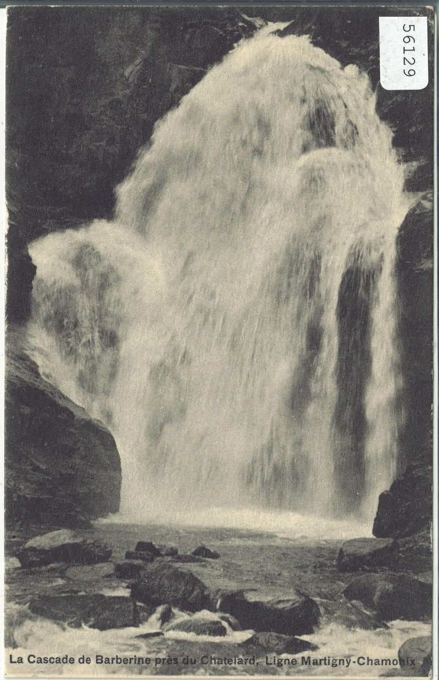 Ansichtskarten: Cascade de Barberine pres du Chatelard - Ligne de Chamonix – Gebraucht aus Ettingen von Kartenplanet