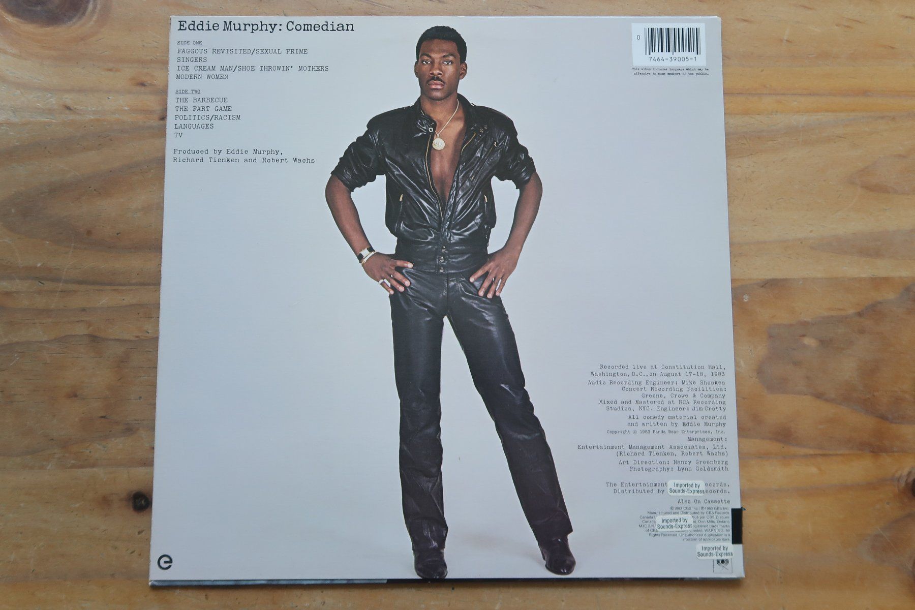 Dischi in vinile: EDDIE MURPHY - COMEDIAN - VINYL LP – Usato da Basel venduto da Patiscat 1